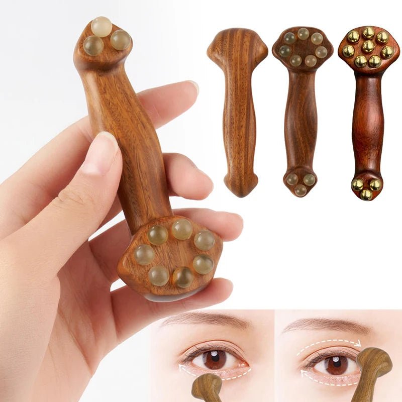 Masajeador facial lifting Gua Sha de sándalo - Fioriscas