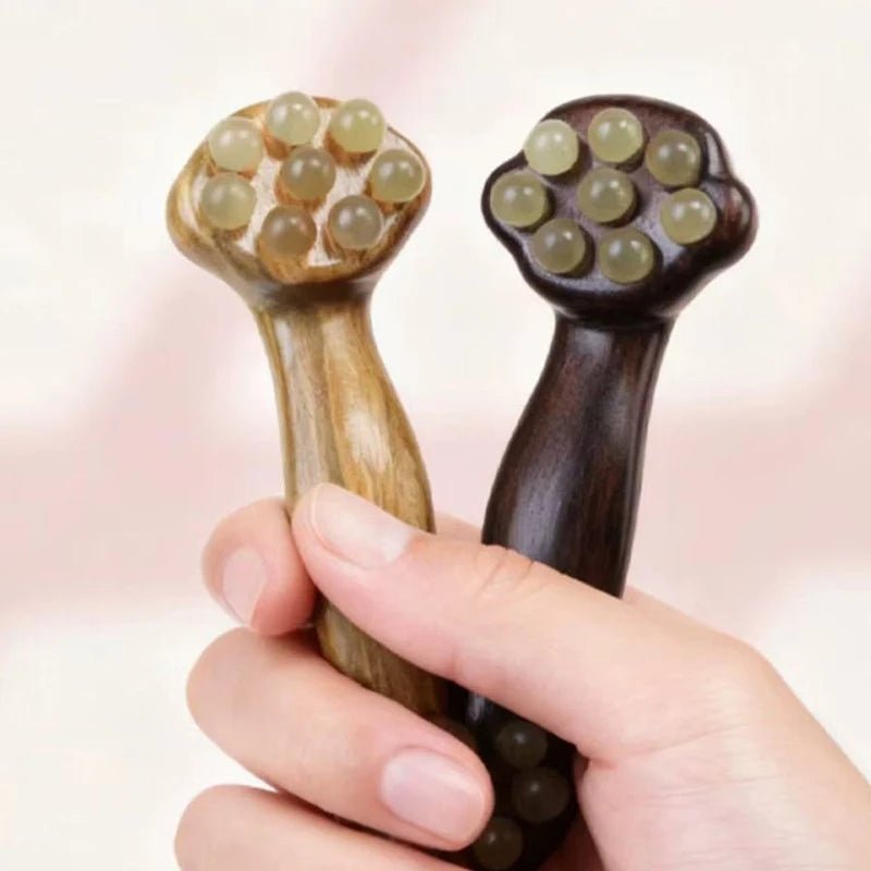 Masajeador facial lifting Gua Sha de sándalo - Fioriscas