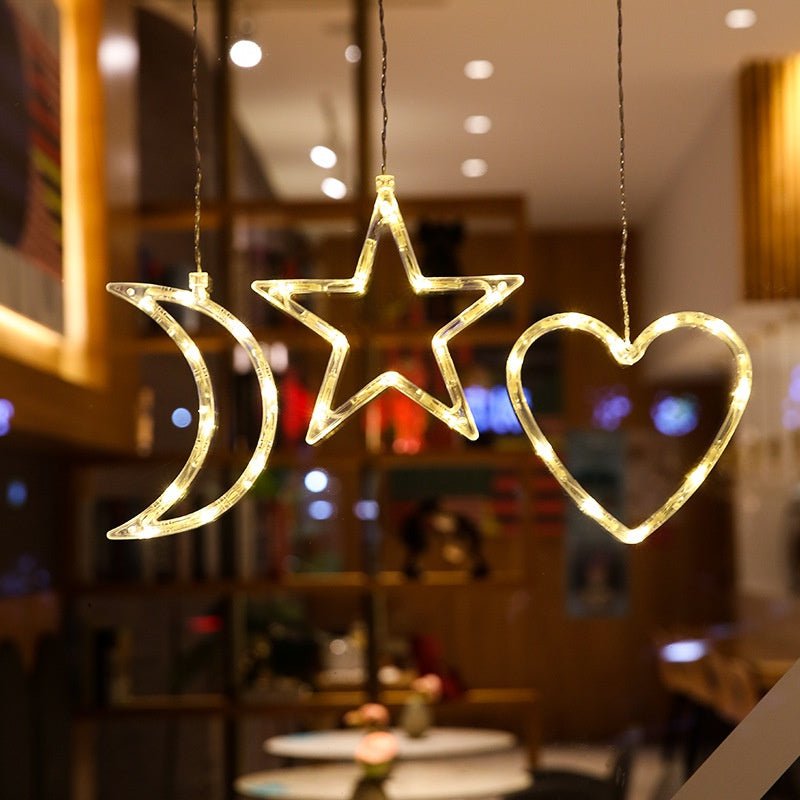 Luci di Natale LED con Ventose per Vetro e Specchi - Fioriscas