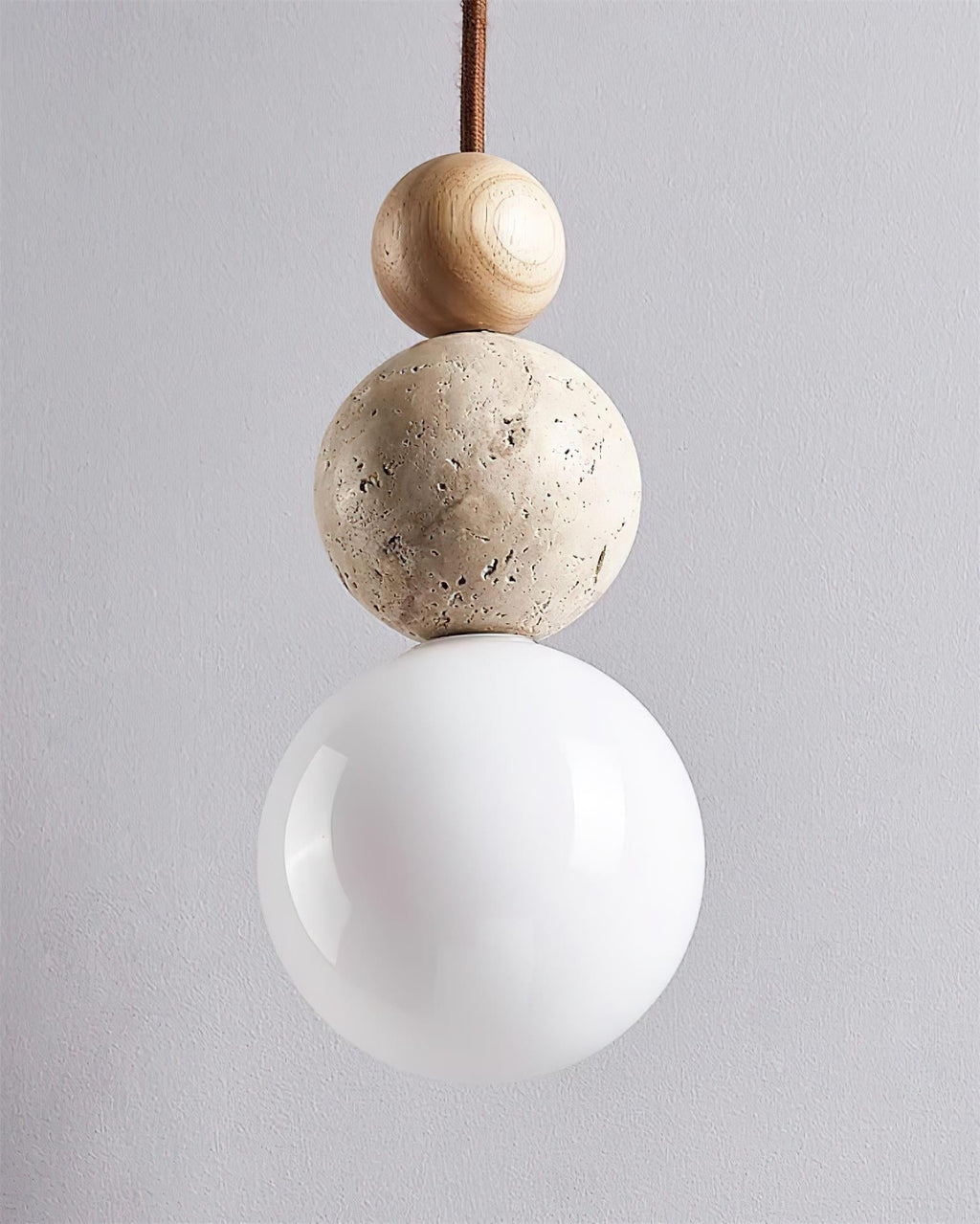 Ball Travertine Pendant Lamp | Fioriscas