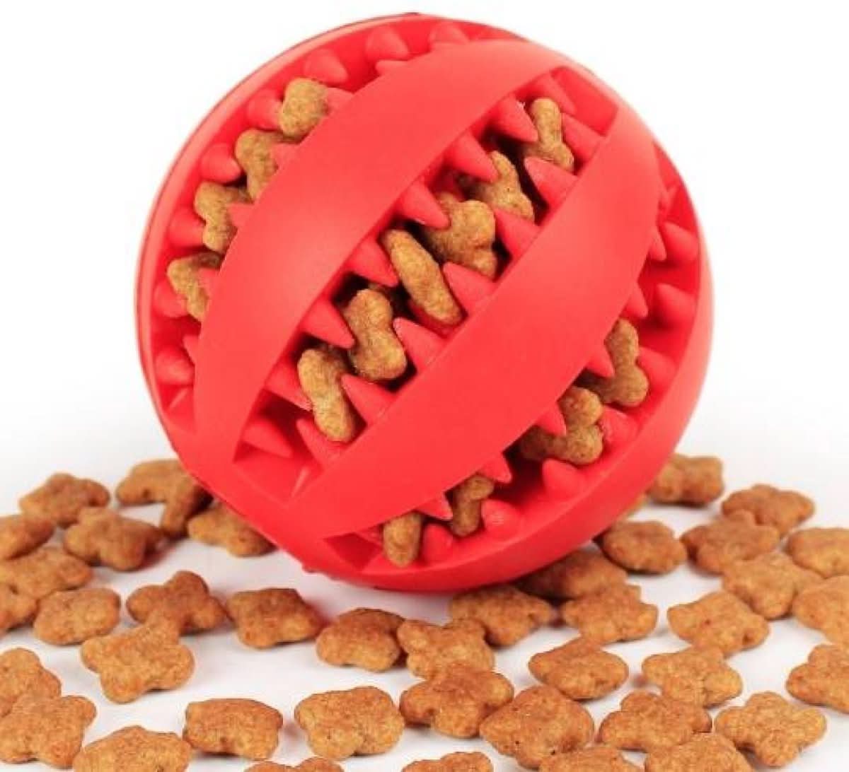 Interactive dog toy with dental care effect - Fioriscas