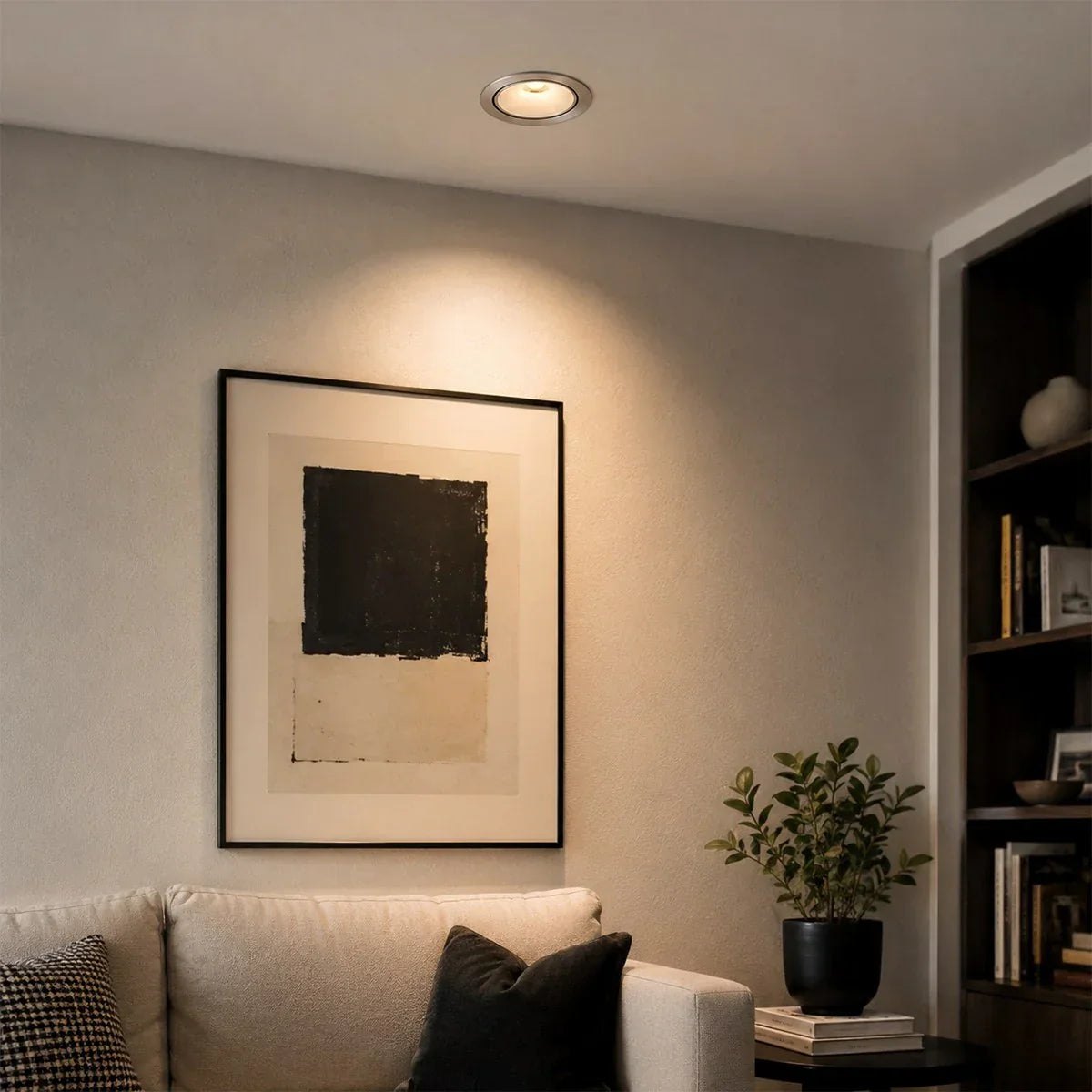 AuraThin Round LED Spotlight For Modern Ceilings With A Slim Profile