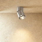 Faretto a montaggio superficiale AeroFold regolabile con design cilindrico pieghevole