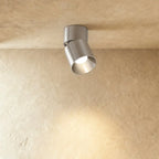 Faretto a montaggio superficiale AeroFold regolabile con design cilindrico pieghevole