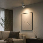 Faretto a montaggio superficiale AeroFold regolabile con design cilindrico pieghevole