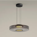 Warstwowa szklana lampa wisząca LumenCrest w stylu Bauhausu, 3 kolory