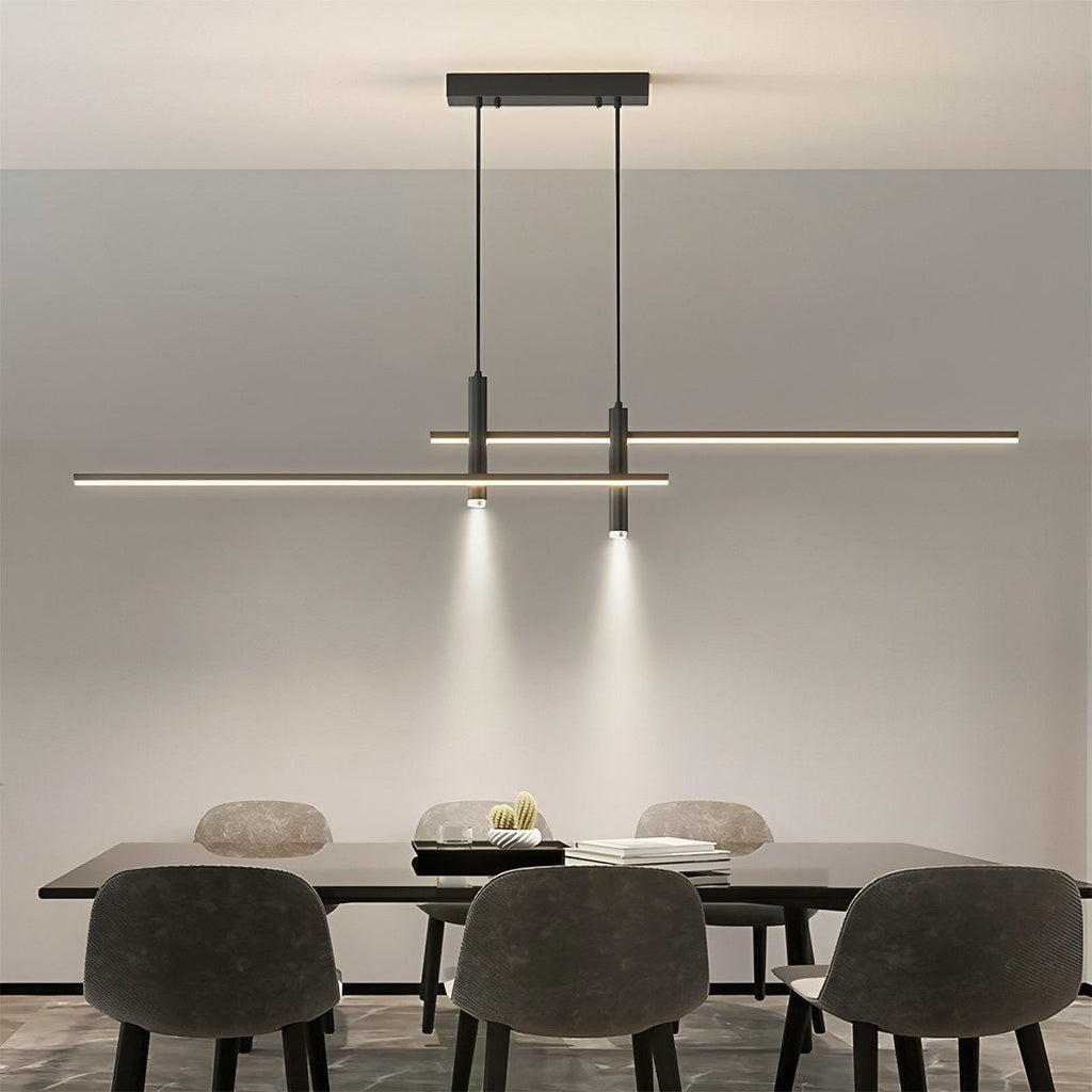 LumiWeave Halo Pendant Light With Horizontal And Vertical Illumination