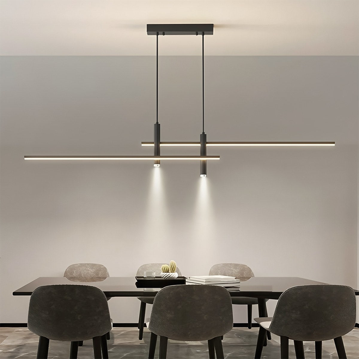 LumiWeave Halo Pendant Light With Horizontal And Vertical Illumination