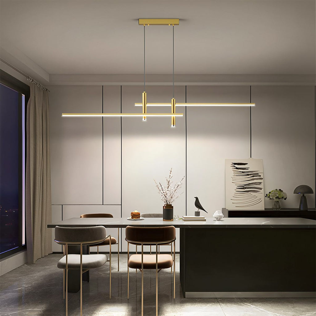 LumiWeave Halo Pendant Light With Horizontal And Vertical Illumination