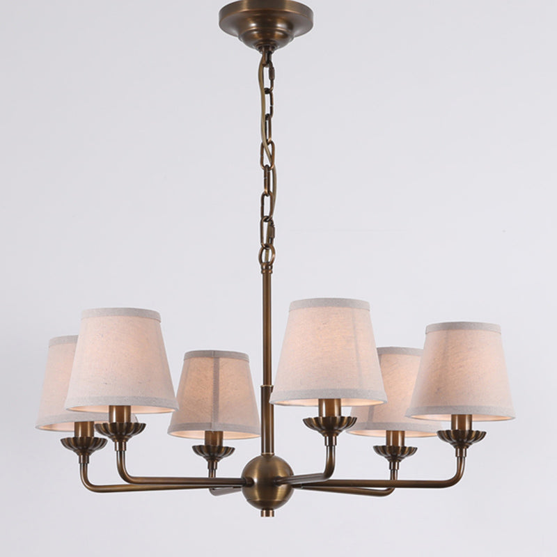 Gloruvyh Vintage Industrial Fabric Metal Chandelier | Fioriscas