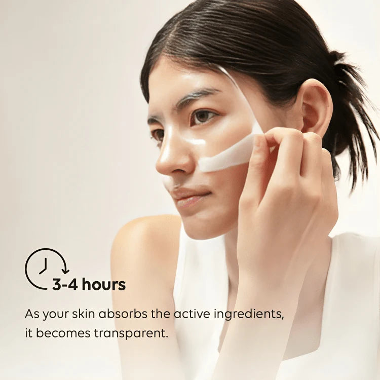 Máscara facial hidratante de biocolagénio da NysaGlow, reforço de luminosidade durante a noite