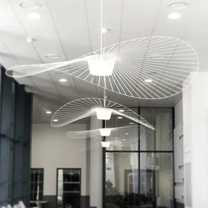 Suspension AureaShade Chapeau-Écran, Noir, Marron et Blanc, 5 Tailles