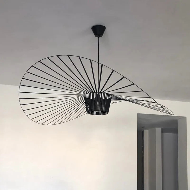 Suspension AureaShade Chapeau-Écran, Noir, Marron et Blanc, 5 Tailles