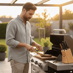 Precision kitchen knife with ultra-sharp stainless steel blade - Fioriscas