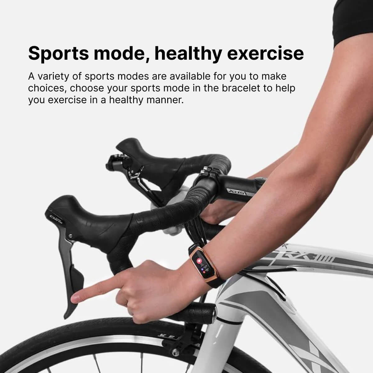 Fitness-Smartwatch zur Überwachung von Herzfrequenz, Blutdruck und Schlaf