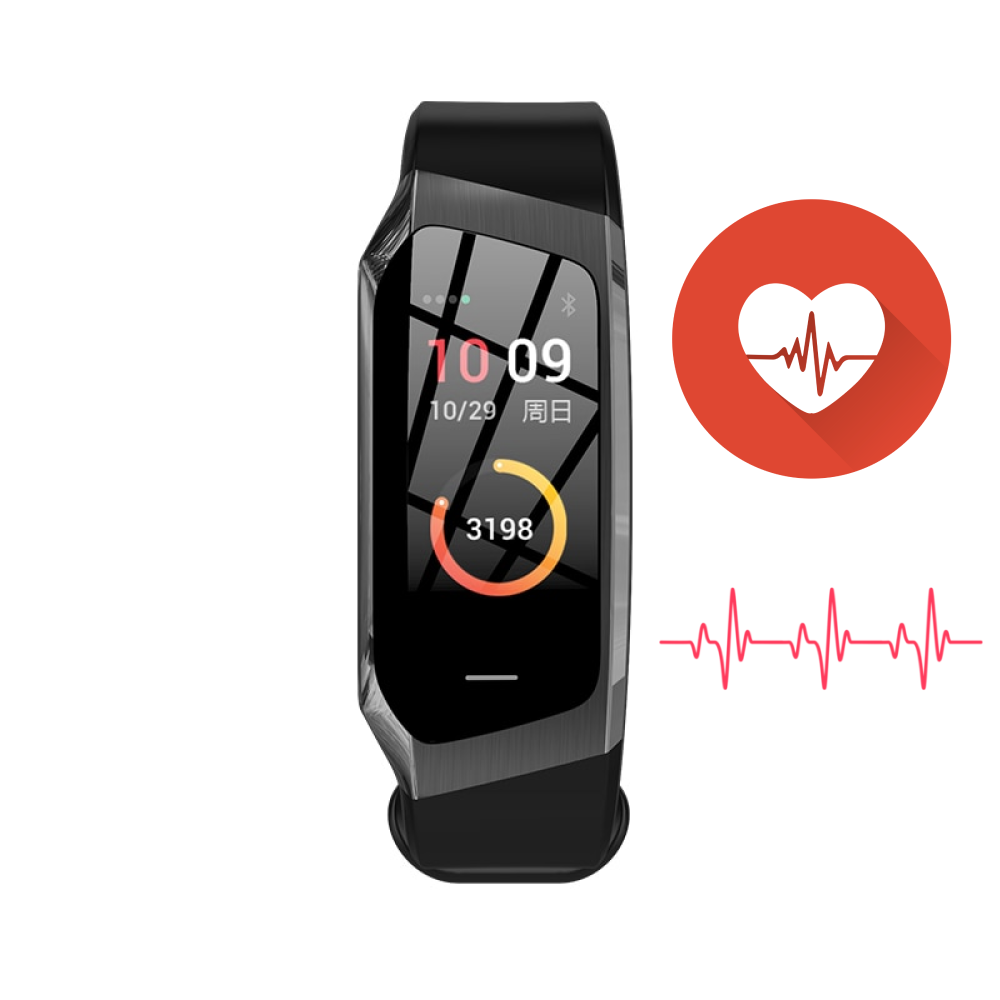 Fitness-Smartwatch zur Überwachung von Herzfrequenz, Blutdruck und Schlaf