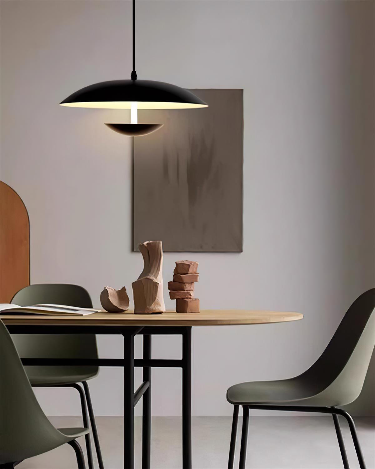 Pylos Minimalist Black Pendant Light | Fioriscas