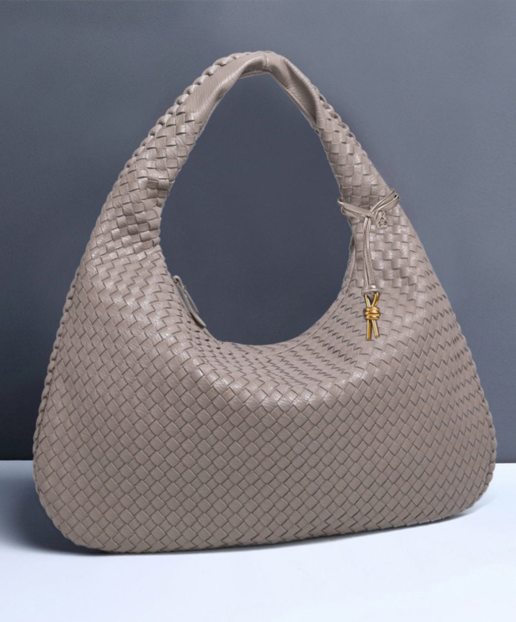 ElyraNova Vegan Leather Hobo Bag, 47 x 32 x 21 cm, Five Colors