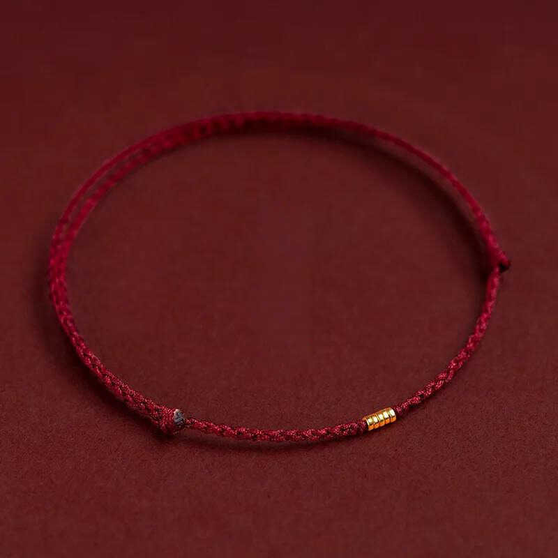 AstraCrest Kabbalah-Inspired Bead Bracelet With Protective Red Thread