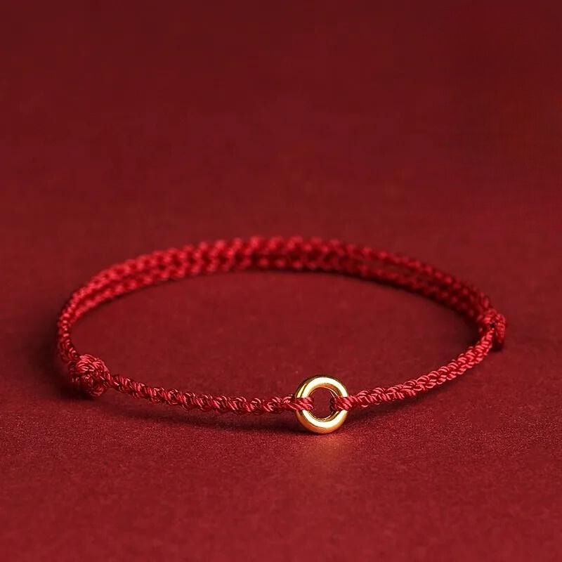 AstraCrest Kabbalah-Inspired Bead Bracelet With Protective Red Thread