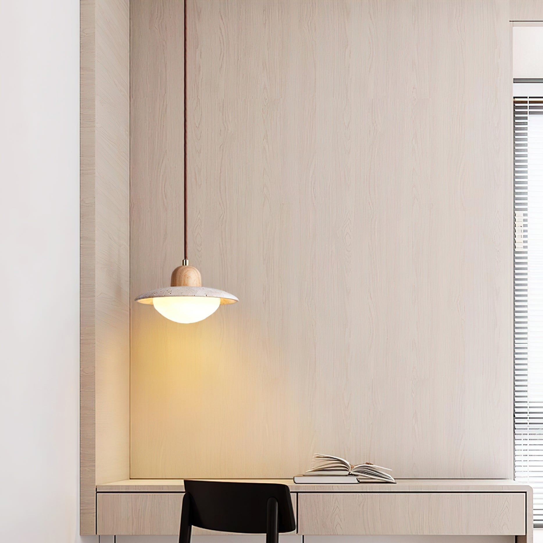 Duvio Travertine Pendant Light | Fioriscas