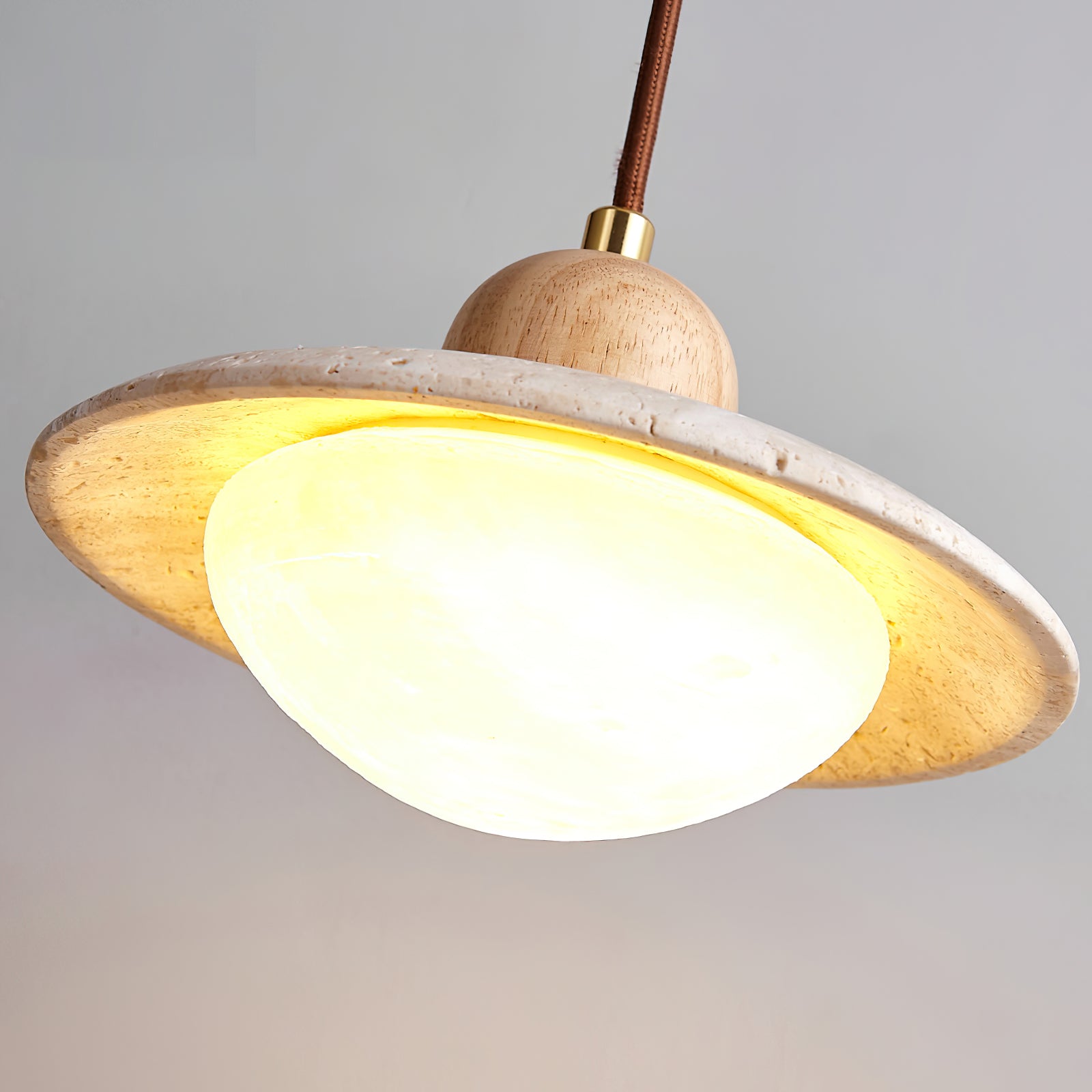 Duvio Travertine Pendant Light | Fioriscas