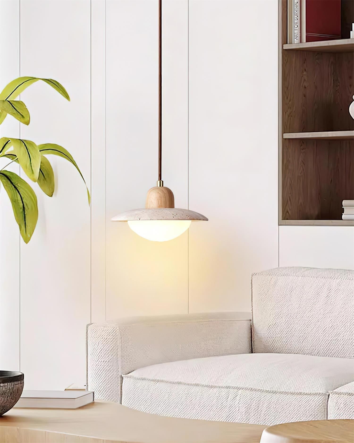 Duvio Travertine Pendant Light | Fioriscas
