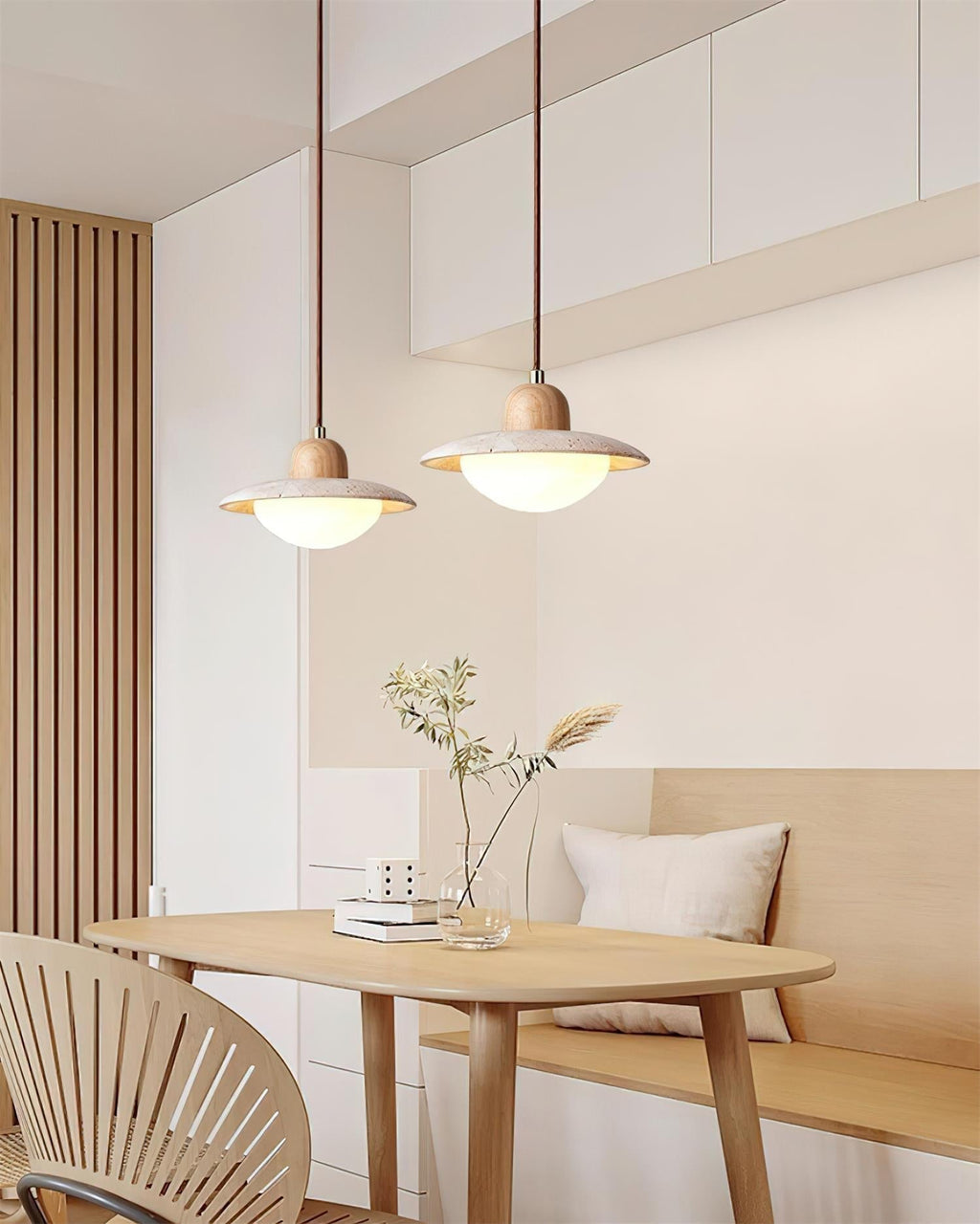 Duvio Travertine Pendant Light | Fioriscas