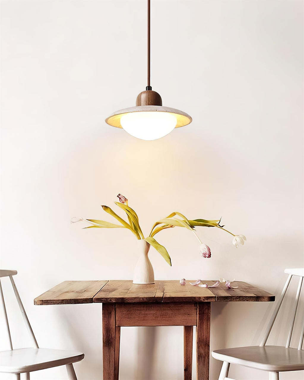 Duvio Travertine Pendant Light | Fioriscas