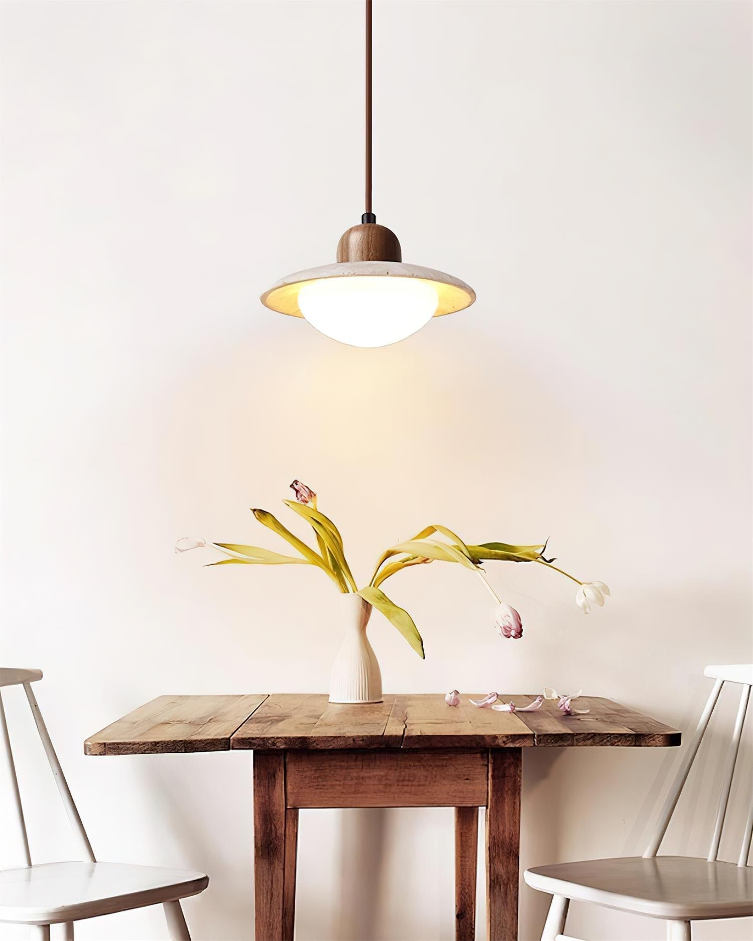Duvio Travertine Pendant Light | Fioriscas