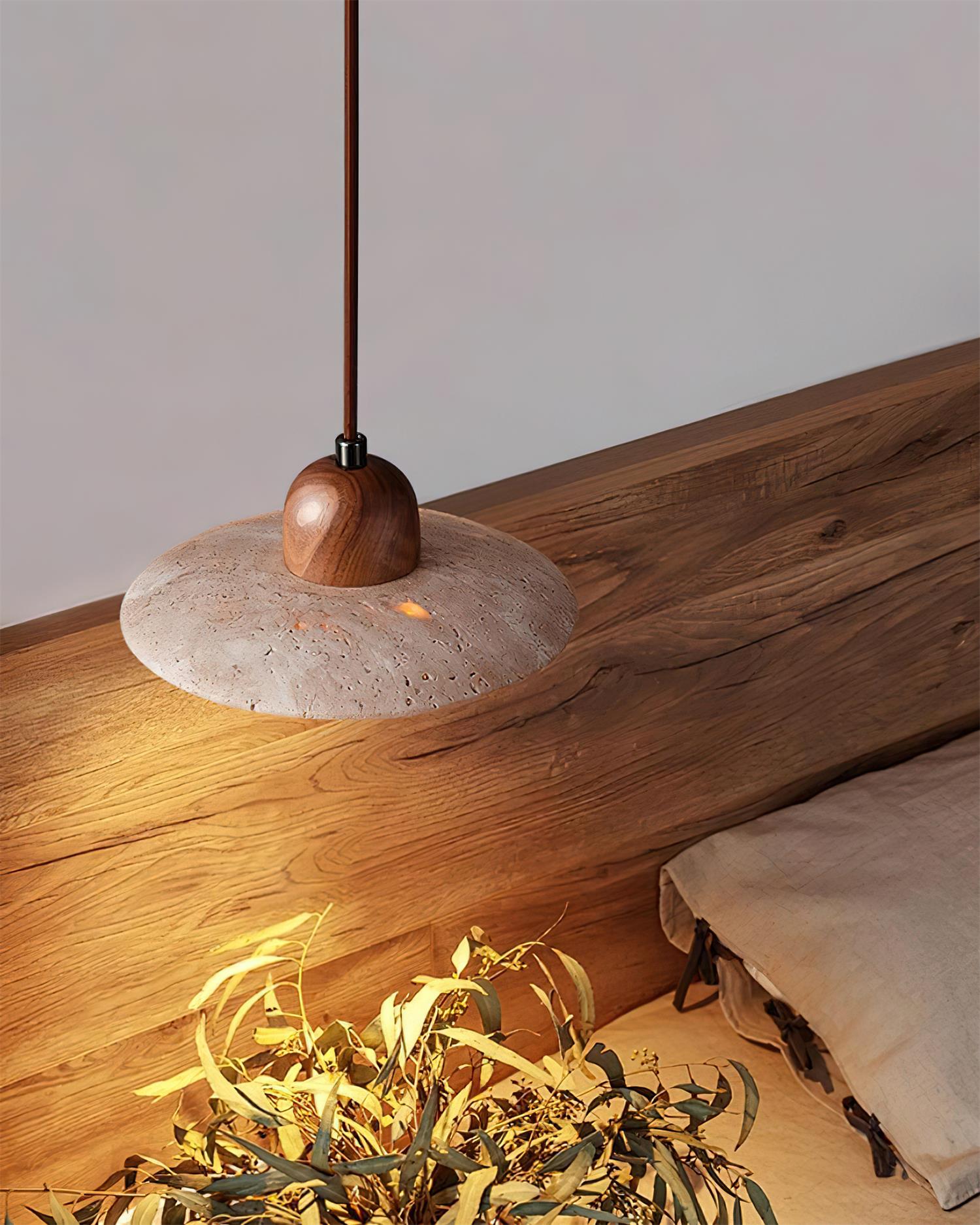 Duvio Travertine Pendant Light | Fioriscas