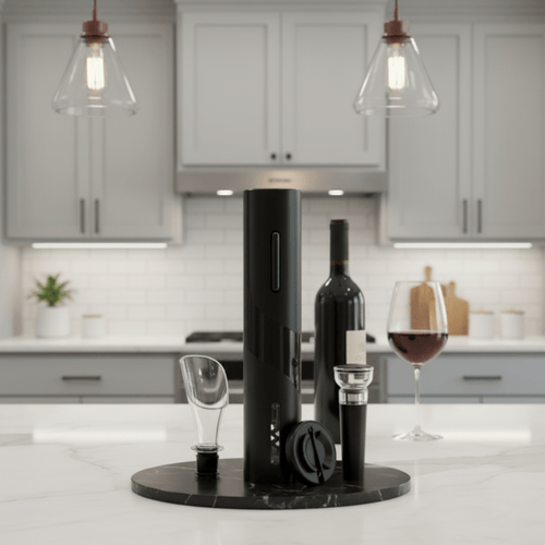 Set di cavatappi elettrici intelligenti 4-in-1 con design ricaricabile - Fioriscas