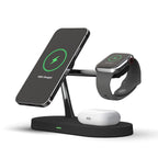 Chargeur sans fil 4-en-1 QuattroCharge, MagSafe pour iPhone et Watch
