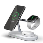 Chargeur sans fil 4-en-1 QuattroCharge, MagSafe pour iPhone et Watch
