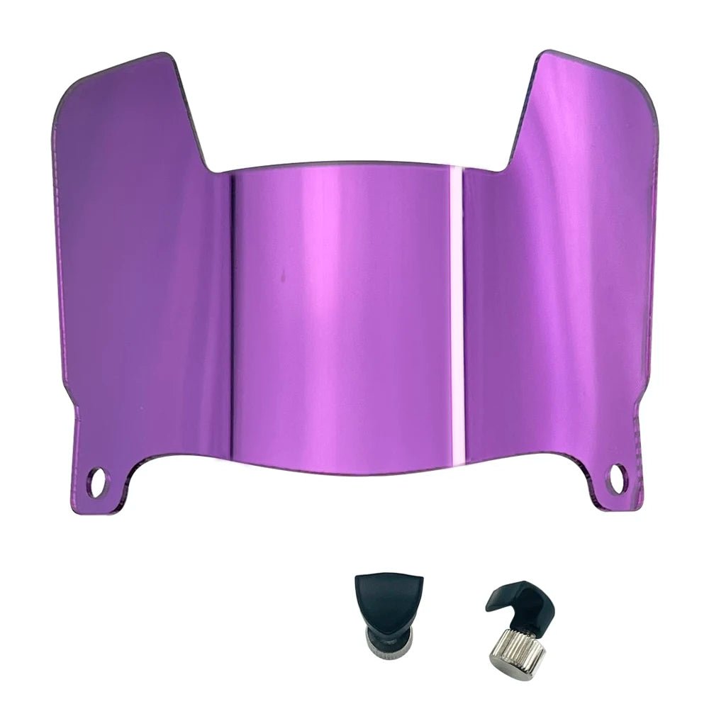 Miniature Football Helmet Visors with Mirror Effect - Fioriscas