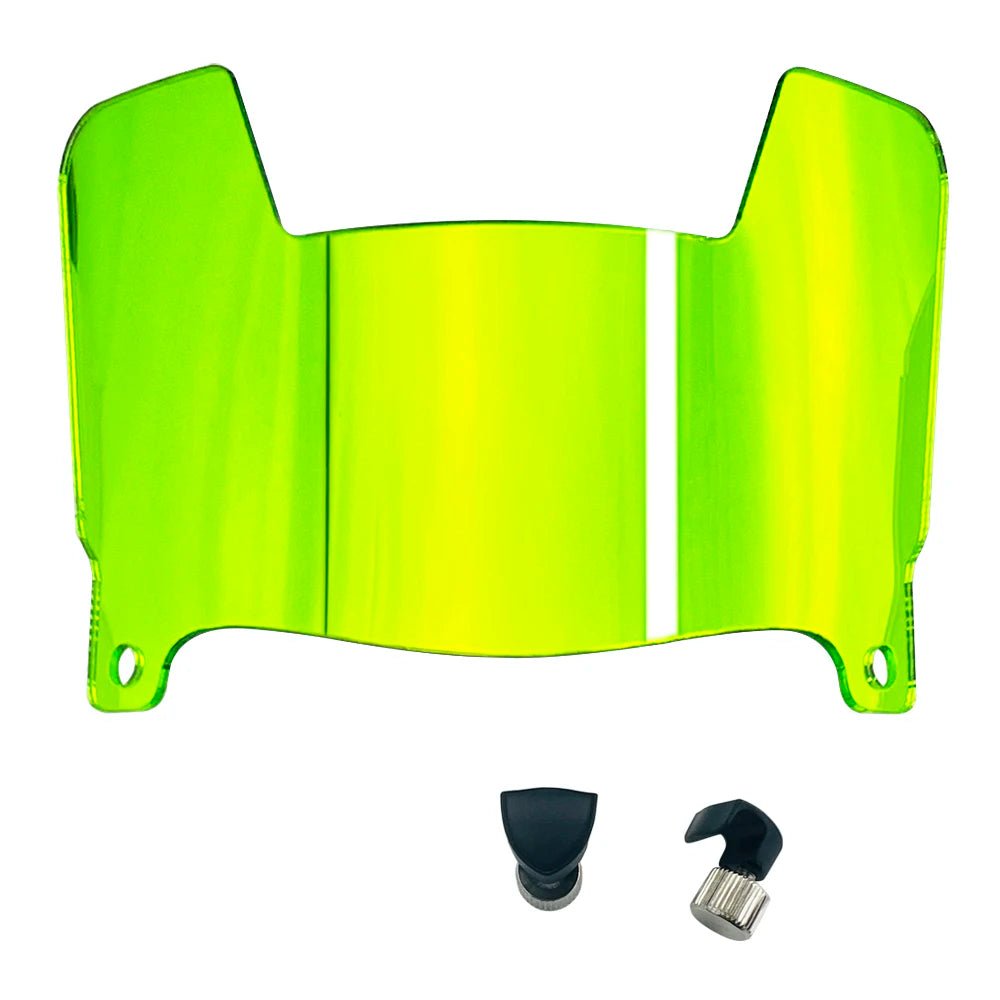 Miniature Football Helmet Visors with Mirror Effect - Fioriscas
