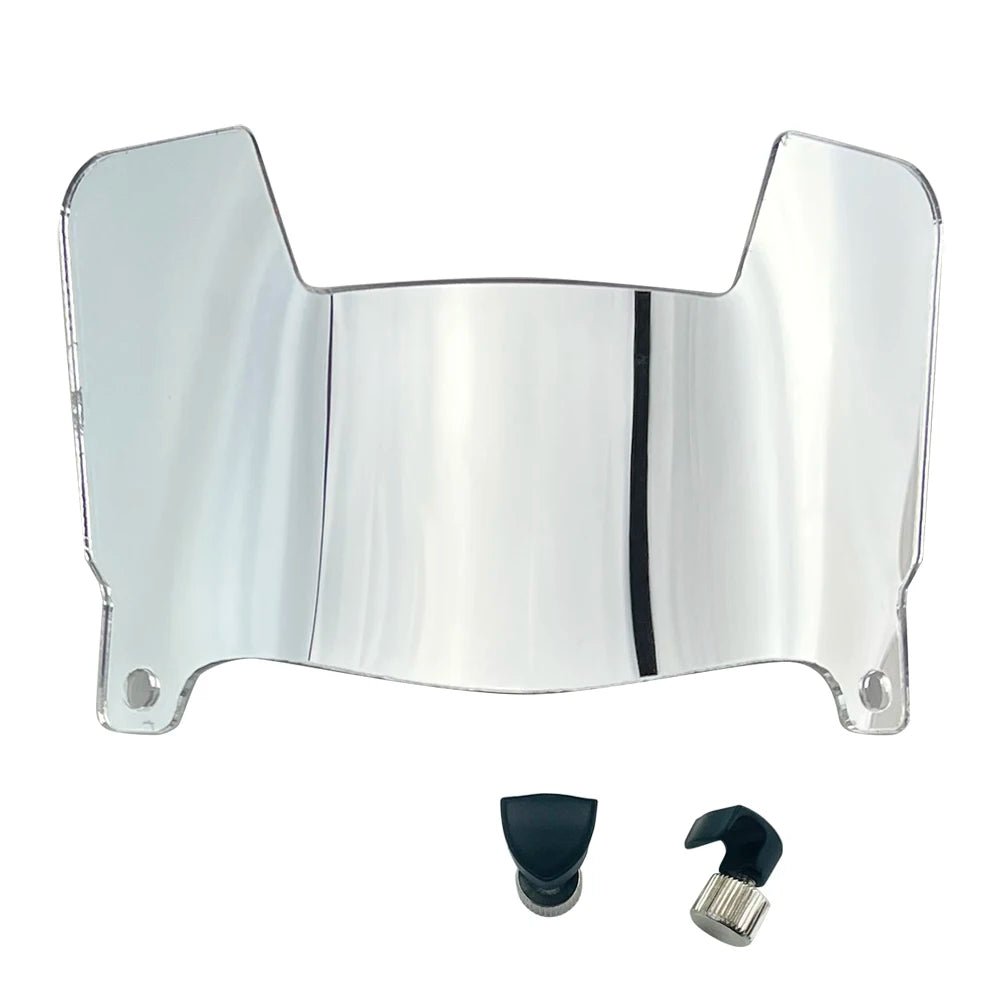 Miniature Football Helmet Visors with Mirror Effect - Fioriscas