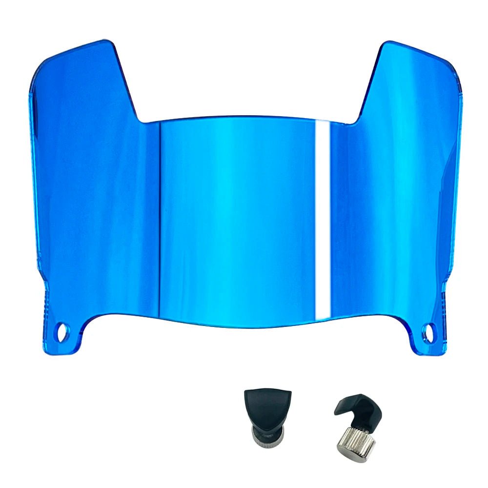 Miniature Football Helmet Visors with Mirror Effect - Fioriscas