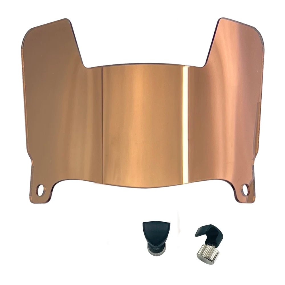 Miniature Football Helmet Visors with Mirror Effect - Fioriscas