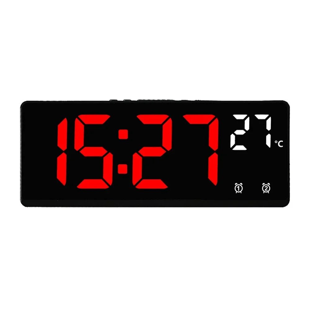 Despertador digital com controlo por voz e alarme duplo - Fioriscas