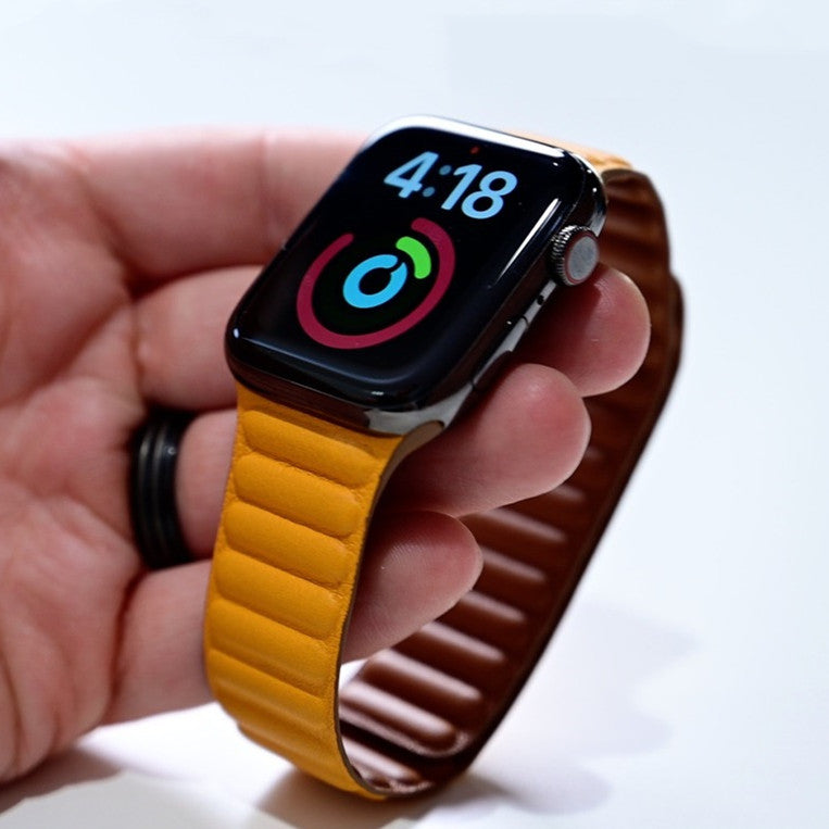 Apple Watch læderrem med link, Kerrin magnetisk lukningrem