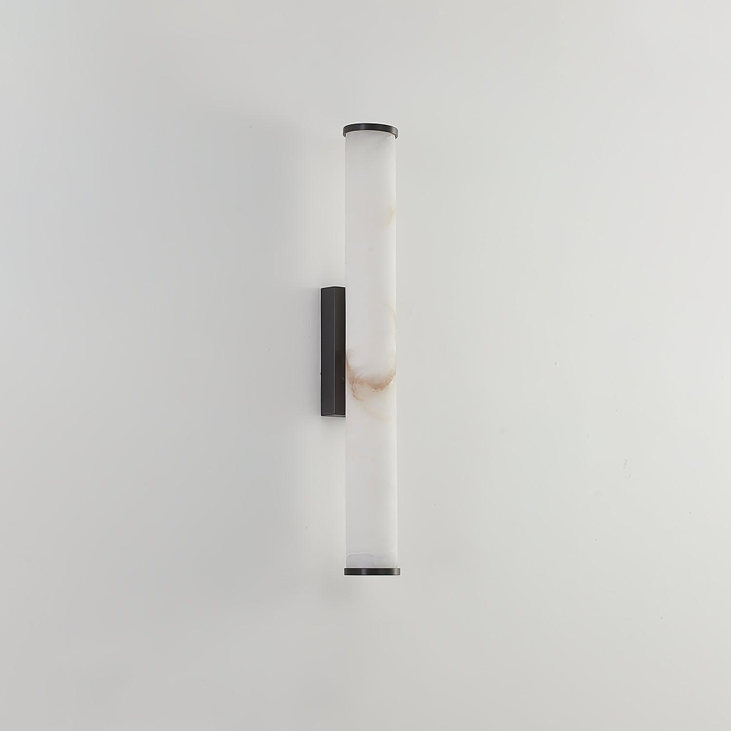Klyr Alabaster Vertical Cylindrical Wall Lamp | Fioriscas