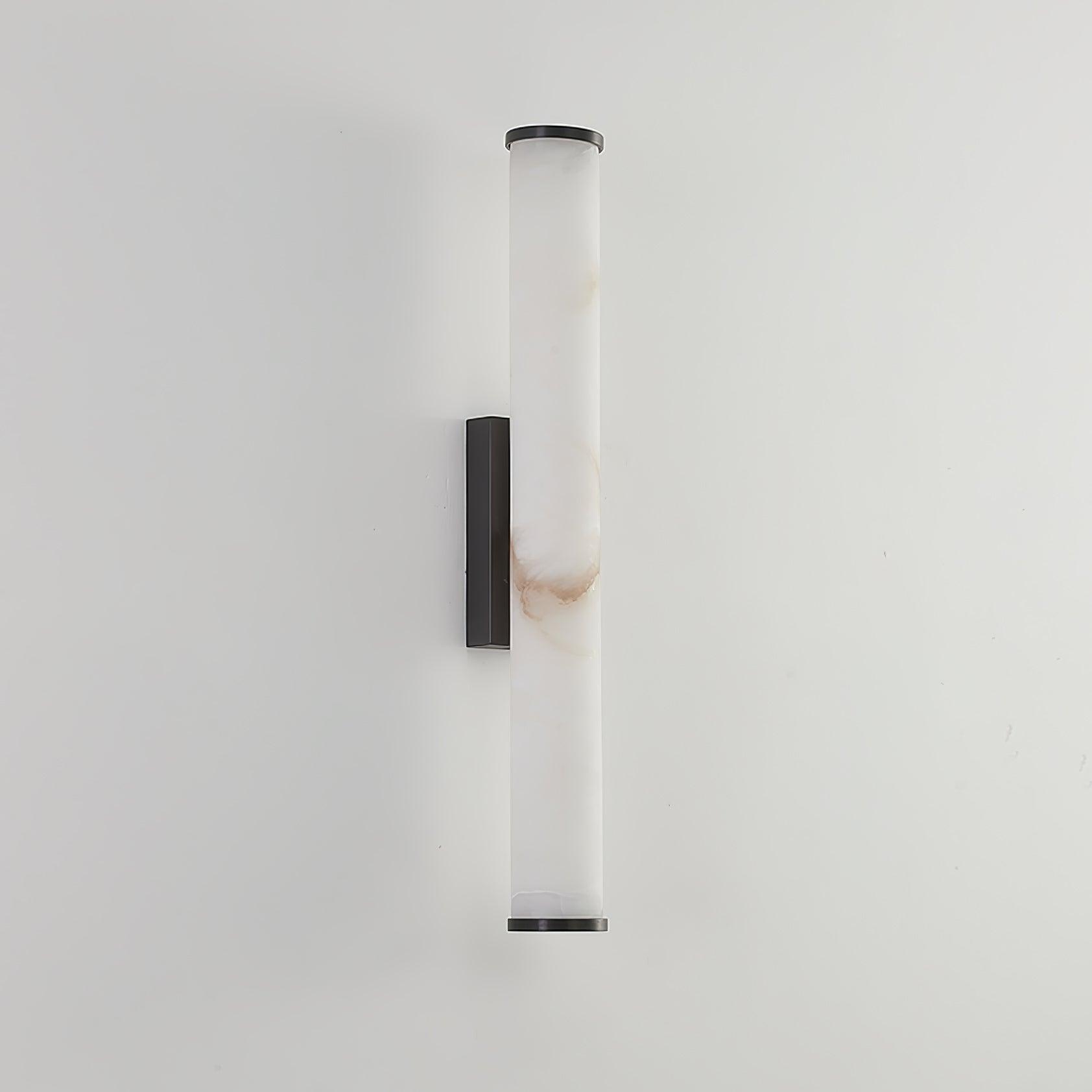 Klyr Alabaster Vertical Cylindrical Wall Lamp | Fioriscas