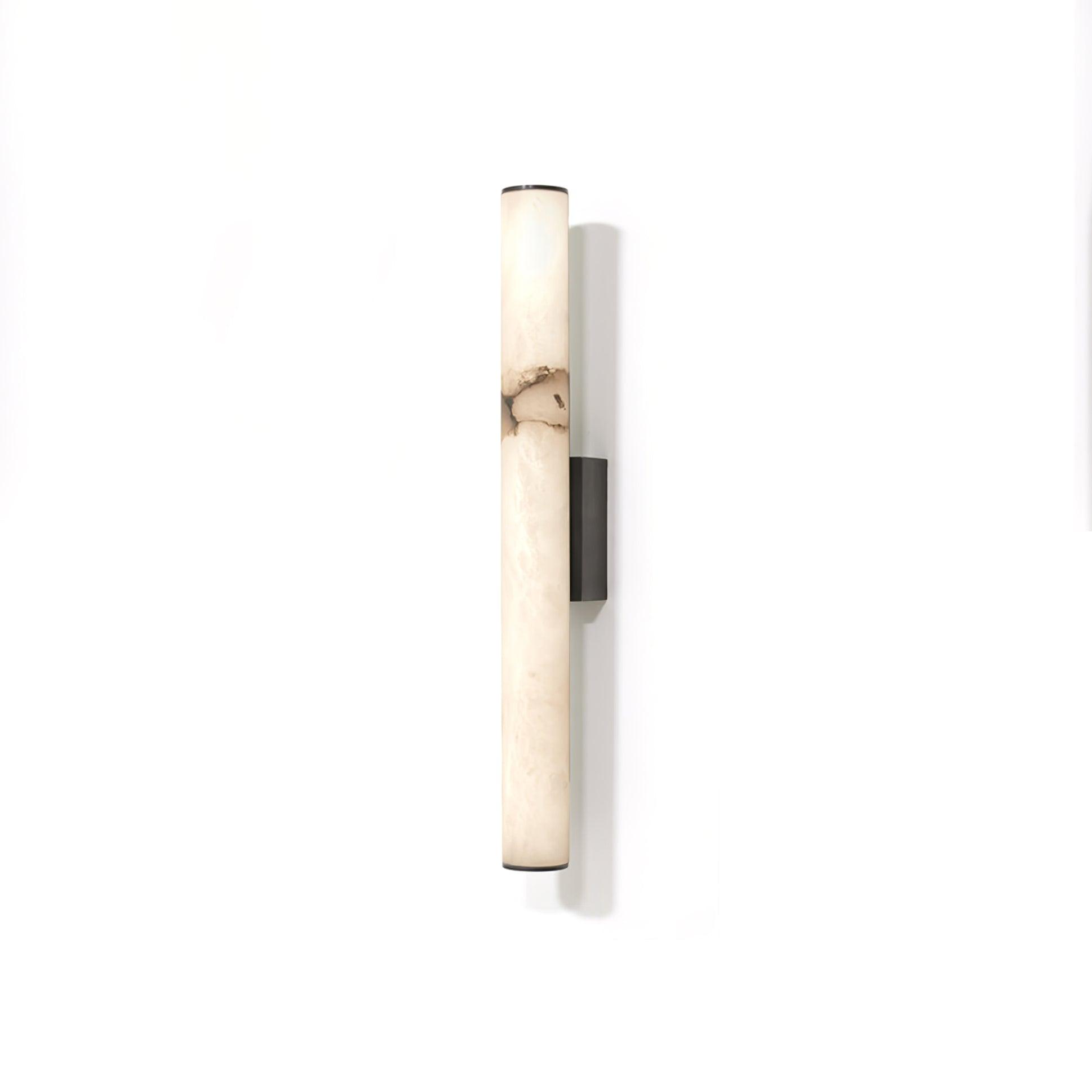 Klyr Alabaster Vertical Cylindrical Wall Lamp | Fioriscas