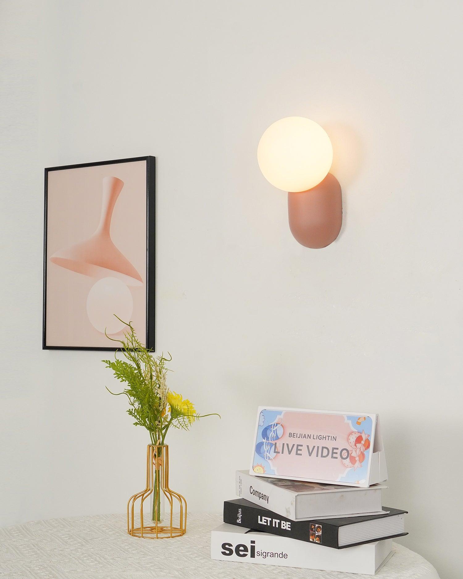 Lunara Minimalist Globe Wall Sconce | Fioriscas