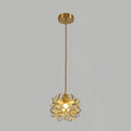 AuroraCapiz Pendant Light, Natural Capiz Shell, Handcrafted Finish