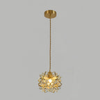 AuroraCapiz Pendant Light, Natural Capiz Shell, Handcrafted Finish