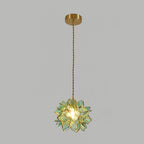 AuroraCapiz Pendant Light, Natural Capiz Shell, Handcrafted Finish