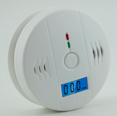 Alarma combinada HomeGuard de monóxido de carbono y humo con pantalla digital de CO