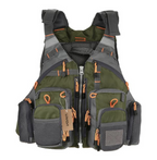 Castaway Angler-Weste mit 11 Taschen zum Angeln im Kajak, Fliegen- und Kanufischen